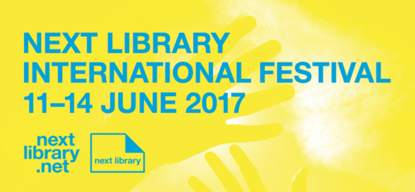 Website banner for the 2017 NextLibrary Festival